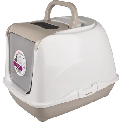 Flamingo - Maison de toilette LOKI Beige classic M 38 x 50 x 37 cm pour cha