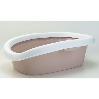 animallparadise - Bac a litière sprint 10 rose 31 x 43 x 14 h pour chat