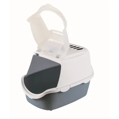 Maison de toilette Cathy Easy clean   acier 40 x 56 x H40 cm pour chat