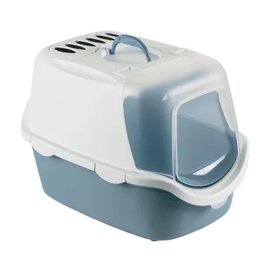Maison de toilette Cathy Easy clean   acier 40 x 56 x H40 cm pour chat