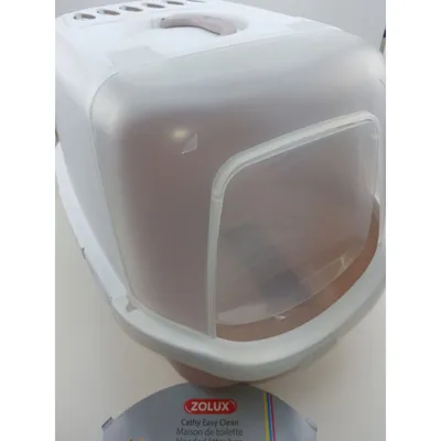 animallparadise - Maison de toilette Cathy Easy clean rose clair 40 x 56 x