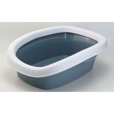 Bac a litière sprint 10  acier 31 x 43 x 14 h pour chat