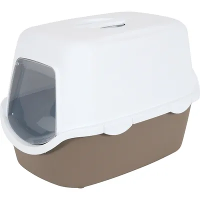 animallparadise - Maison de toilette Cathy filtre taupe 40 x 56 x H40 cm animallparadise - Maison de toilette Cathy filtre taupe 40 x 56 x H40 cm