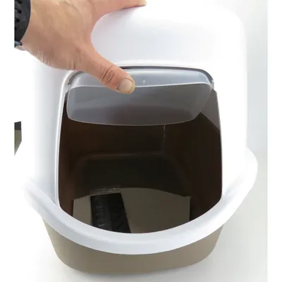 animallparadise - Maison de toilette Cathy filtre taupe 40 x 56 x H40 cm