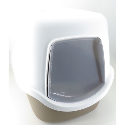 Maison de toilette Cathy filtre taupe 40 x 56 x H40 cm   pour chat