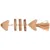 Poisson Topsy en bois Matatabi nature 21 x 2.5 cm jeux pour chat.