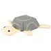 Tortue Natural fun. 11 x 3 cm. gris beige. gamme green. jouet