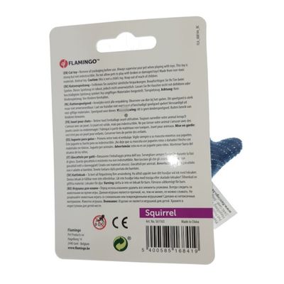 Jouet Ecureuil Medy  taille 8.5 x 9.5 cm pour chat