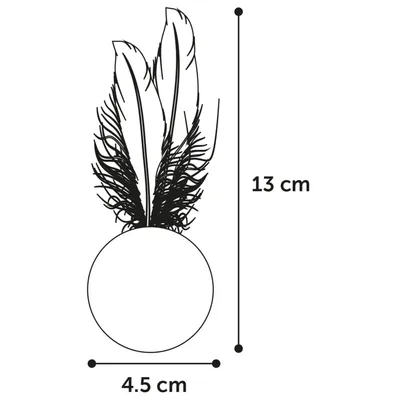 Flamingo - 1 Balle SUAVA ø 4.5 cm jouet pour chat couleur aléatoire