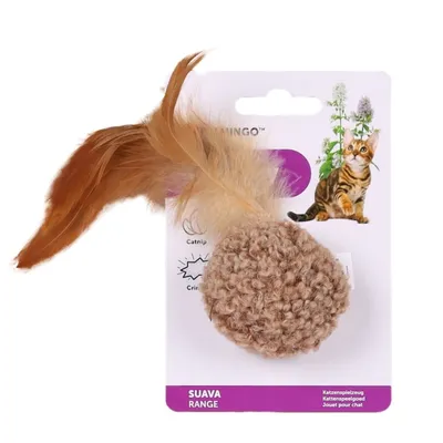 Flamingo - 1 Balle SUAVA ø 4.5 cm jouet pour chat couleur aléatoire