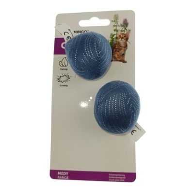 Jouet 2 Balles Medy  taille ø 5 cm pour chat