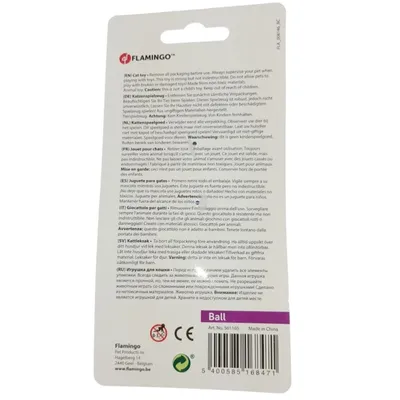 Flamingo - Jouet 2 Balles Medy  taille ø 5 cm pour chat