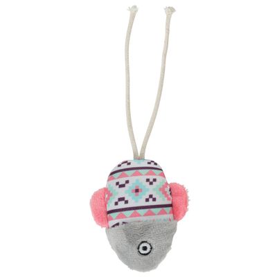Poisson gris Kali 15 x 6 x 3 cm avec catnip Jouet chat