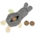 Flamingo - Lapin 14 cm gris beige+ 3 billes de Catnip jouet pour chat