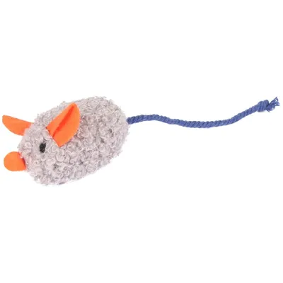 jouet chat lot de 3 souris Floera 14 cm  avec catnip