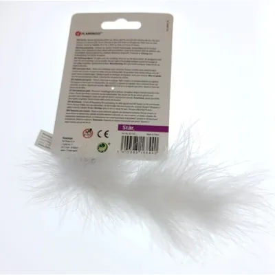 Flamingo - Jouet Etoile Medy  taille 7 x 19 cm pour chat