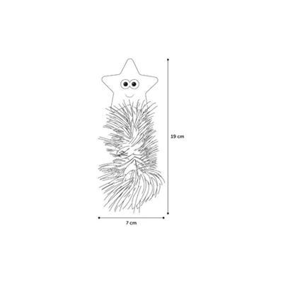 Jouet Etoile Medy  taille 7 x 19 cm pour chat