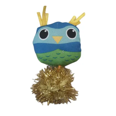 animallparadise - Jouet chat Lovely hibou Taille 9 x 5 cm x 2.5 cm avec cat