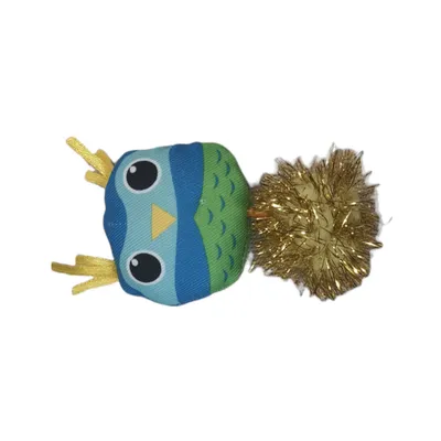 animallparadise - Jouet chat Lovely hibou Taille 9 x 5 cm x 2.5 cm avec cat