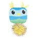 jeux chat Lovely hibou Taille 9 x 5 cm x 2.5 cm avec catnip