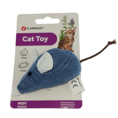 Souris Medy  5 x 14 cm Jouet pour chat.