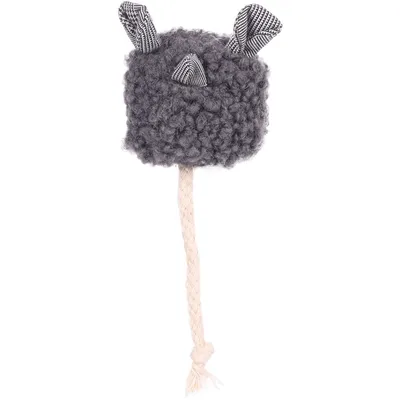 Flamingo - 1 souris ronde SUAVA 15 cm  jouet pour chat  couleur aléatoire