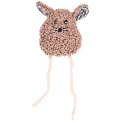1 souris SUAVA .20 cm. jouet pour chat. couleur aléatoire.