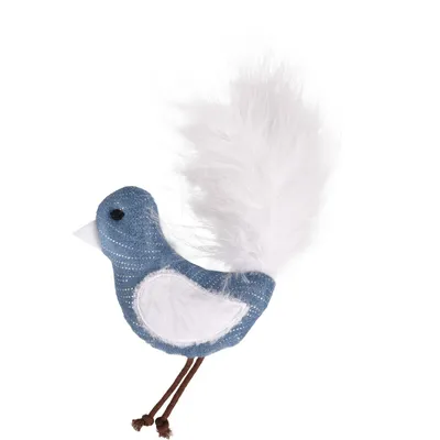 Oiseau Medy  taille 10 x 17 cm Jouet pour chat.