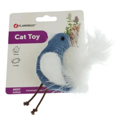 Oiseau Medy  taille 10 x 17 cm Jouet pour chat.