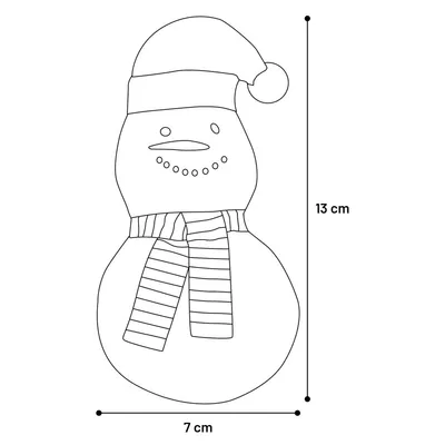 Flamingo - Bonhomme de neige Blanc Xami Jouet Noël pour chat