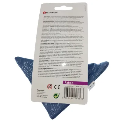 Flamingo - Lapin Medy  taille 13 x 19.5 cm Jouet pour chat
