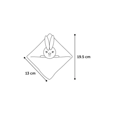 Lapin Medy  taille 13 x 19.5 cm Jouet pour chat