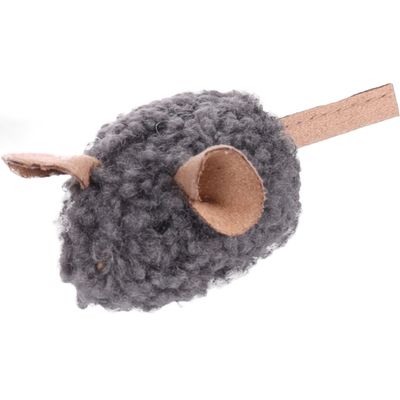 1 souris SUAVA 15 cm jouet pour chat, couleur aléatoire.