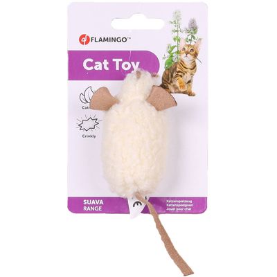 1 souris SUAVA 15 cm jouet pour chat, couleur aléatoire.