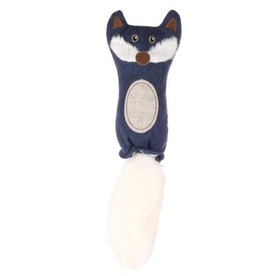 Jouet peluche Renard  Jeany , 11 x 36 cm pour chat