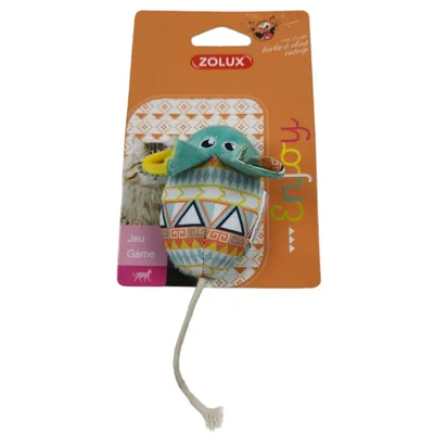 zolux - Souris vert Kali   14 x 5 x 3 cm avec catnip Jouet chat