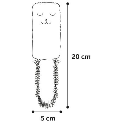 1 coussin SUAVA .20 cm. jouet pour chat. couleur aléatoire.