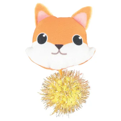 animallparadise - Jouet chat Lovely renard Taille 8 x 6 cm x 2.5 cm avec ca animallparadise - Jouet chat Lovely renard Taille 8 x 6 cm x 2.5 cm avec ca