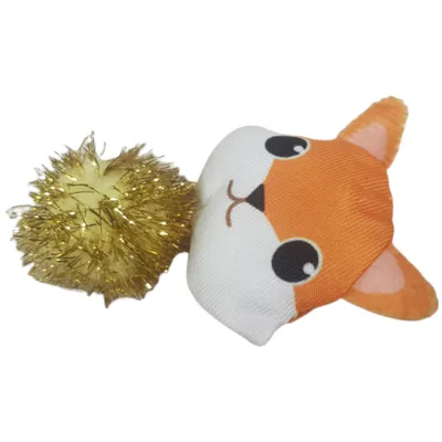 animallparadise - Jouet chat Lovely renard Taille 8 x 6 cm x 2.5 cm avec ca