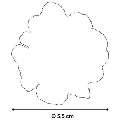 1 Balle NEVA blanche  ø 5.5 cm. jouet pour les chats
