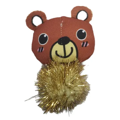 animallparadise - Jouet chat Lovely ourson Taille 9 x 6 cm x 2.5 cm avec ca