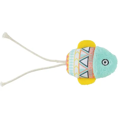 zolux - Poisson vert. Kali  15 x 6 x 3 cm. avec catnip. Jouet chat