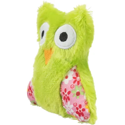 animallparadise - Hibou en polyester à la catnip, peluche pour chat .