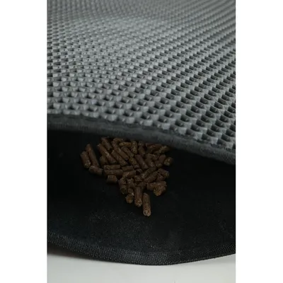 Tapis d'hygiène double fond 45 x 65 cm pour maison de toilette chat