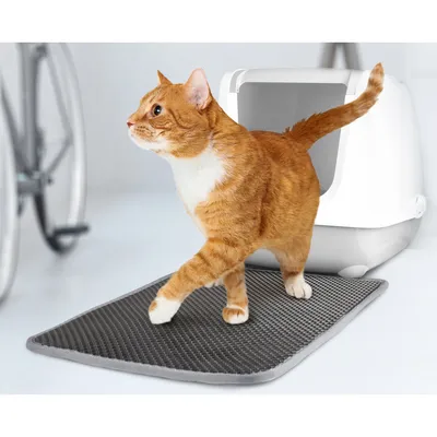 Tapis pour bac a litière  61 x 41,5 x 1,3 cm  pour chat
