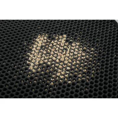 Tapis d'hygiène double fond 40 x 55 cm pour maison de toilette chat
