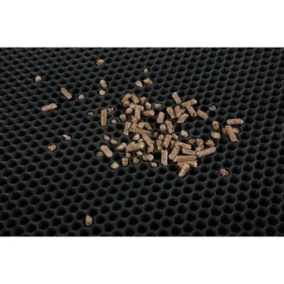 Tapis d'hygiène double fond 40 x 55 cm pour maison de toilette chat