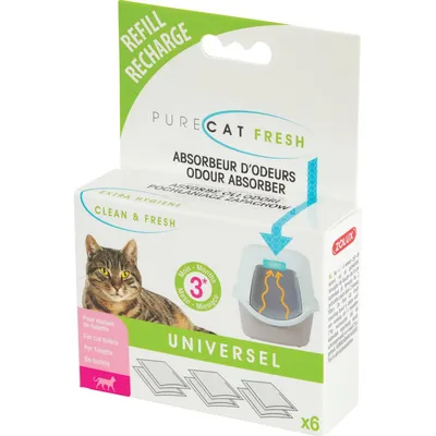 Recharge filtre anti-odeurs pour maison de toilette de chat