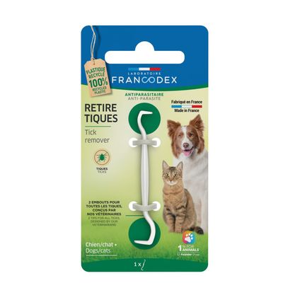 Retire Tiques 8 cm pour chiens et chats