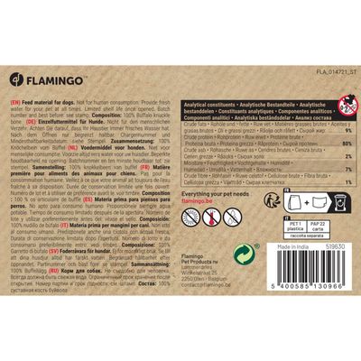 Friandise nature os de buffle 250 g pour chien